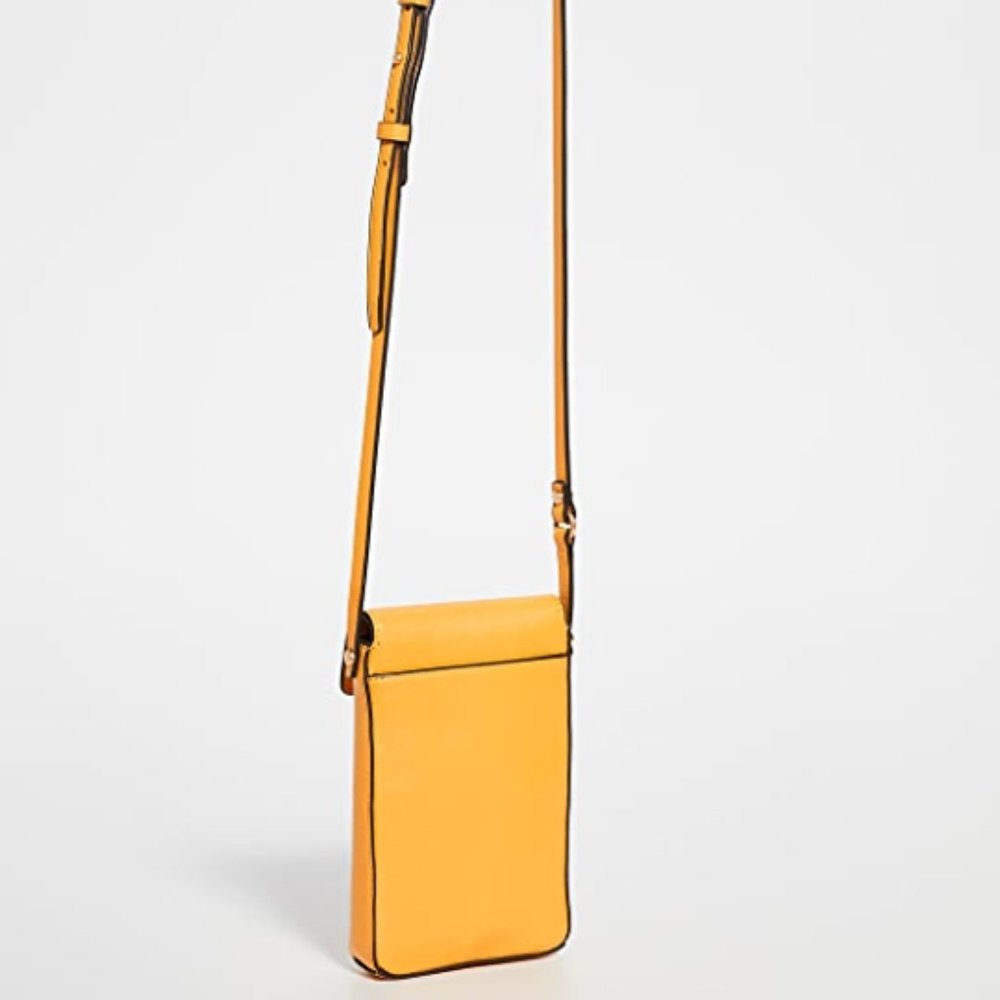 TORY BURCH Miller Phone Crossbody Bag Deep Daffodil - Picture 3 of 8